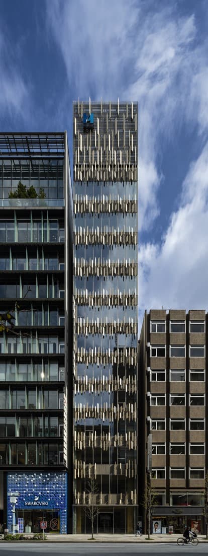 品川区の鍛治工事　有限会社ユニオンテック 「ヒューリック銀座８丁目商業ビル」の施工事例写真